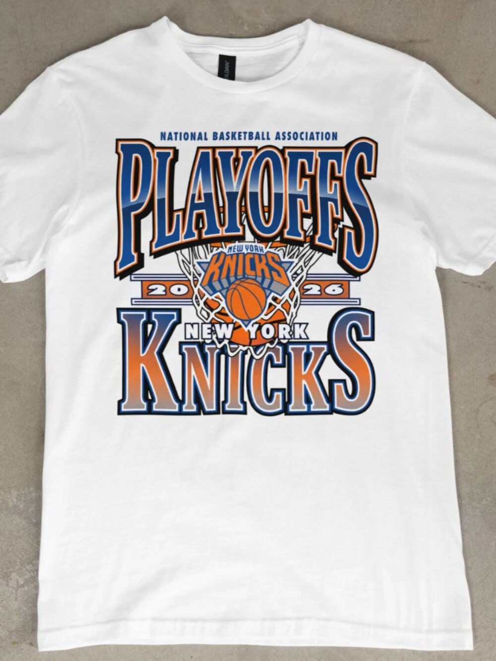 New York Knicks Playoffs Graphic Tee Shirt Jersey NBA 2026 T Shirt